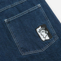 Helas Dieu Grec Jean Shorts in Washed Navy thumbnail