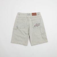 Helas Double Knee Jean Shorts - Light Blue thumbnail