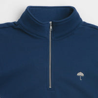 Helas Forma Quarter Zip Sweatshirt - Navy / Beige thumbnail