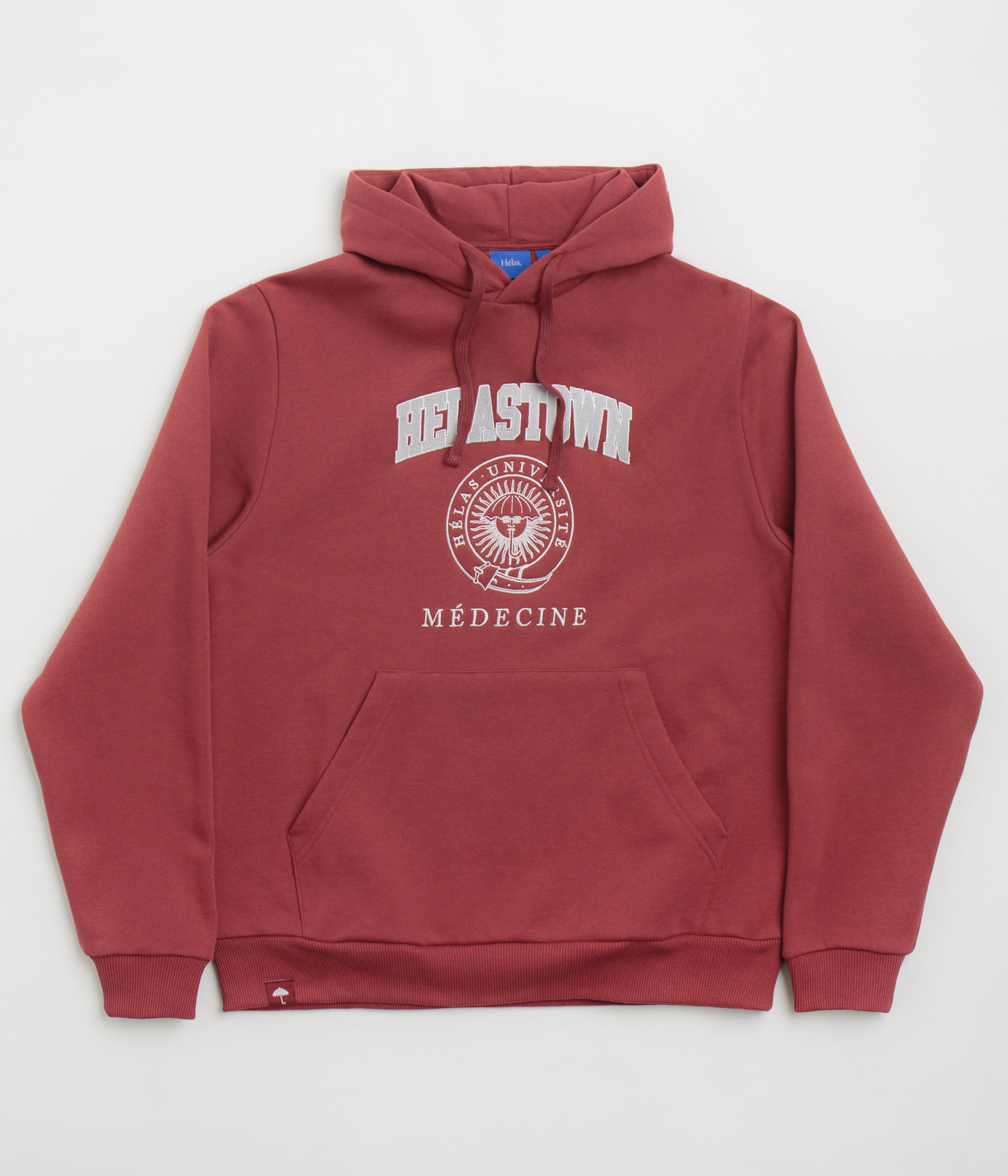 Helas Helastown Hoodie in Burgundy