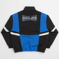Helas Hoop Quarter Zip Sweatshirt in Blue and Black thumbnail