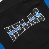 Helas Hoop Quarter Zip Sweatshirt in Blue and Black thumbnail