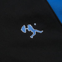 Helas Hoop Quarter Zip Sweatshirt in Blue and Black thumbnail