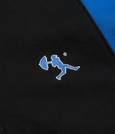 Helas Hoop Quarter Zip Sweatshirt in Blue and Black