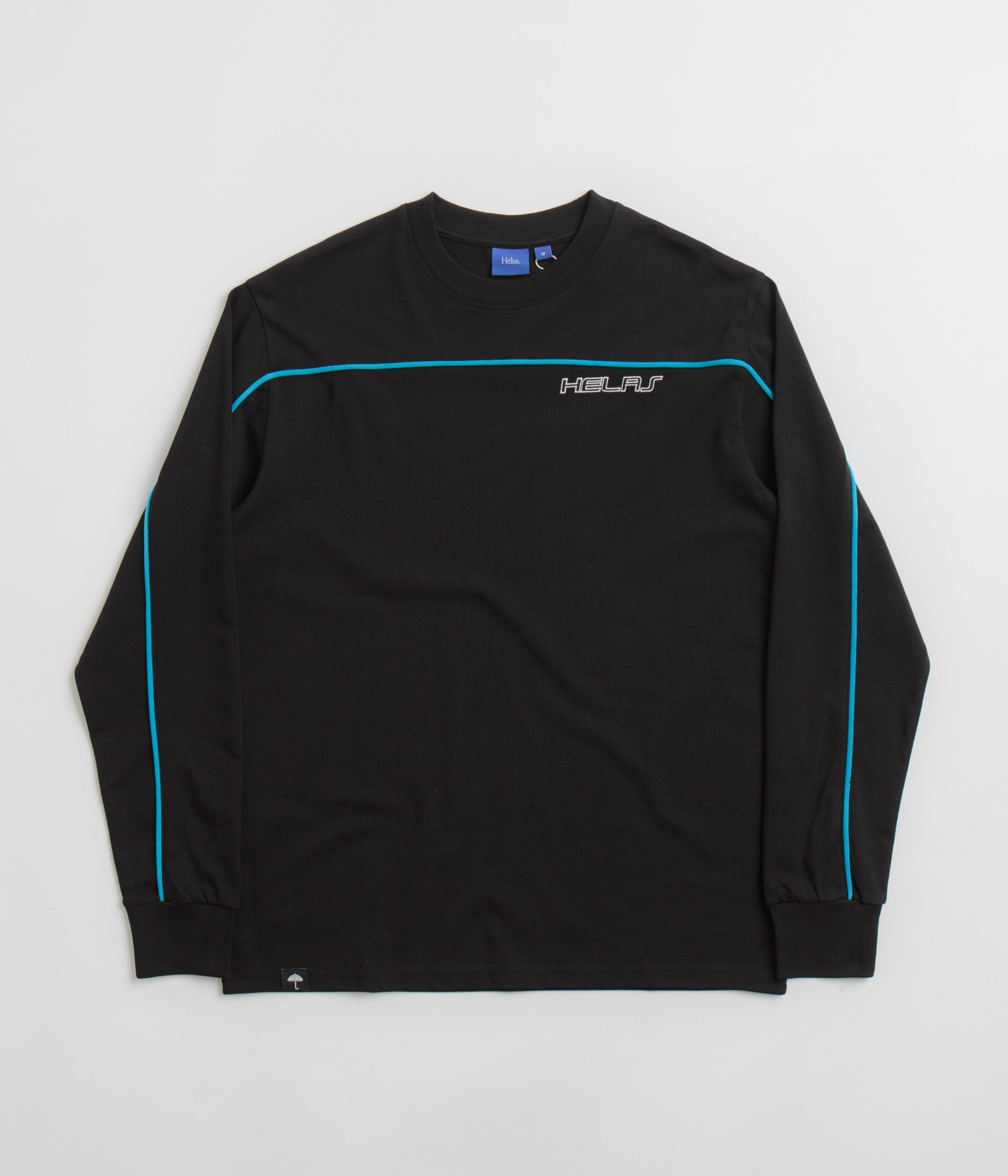Helas Line Long Sleeve T-Shirt in Black