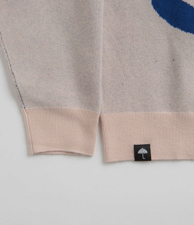 Helas Nesta Knit Crewneck Sweatshirt in Cream