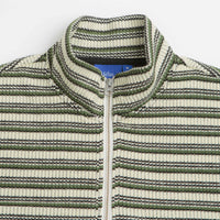 Helas Quentin Quarter Zip Knit Sweatshirt - Striped Multi thumbnail