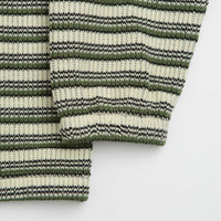 Helas Quentin Quarter Zip Knit Sweatshirt - Striped Multi thumbnail