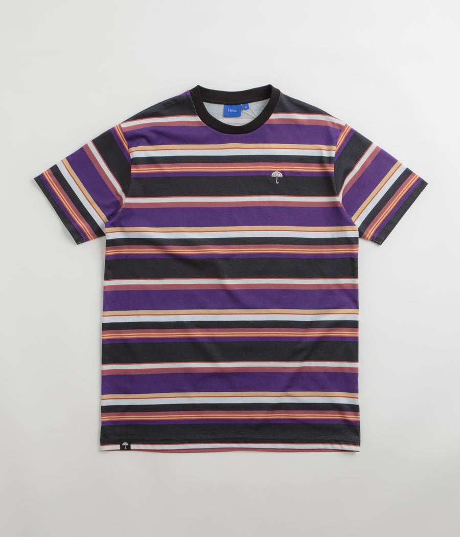Helas Rayures T-Shirt - Purple / Black