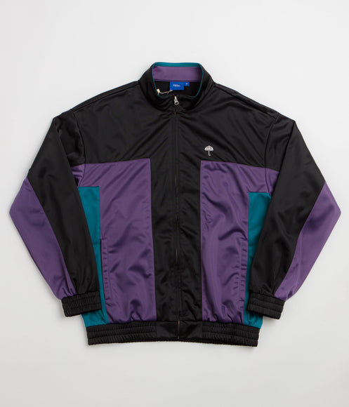 Helas Relax Tracksuit Jacket - Black / Purple