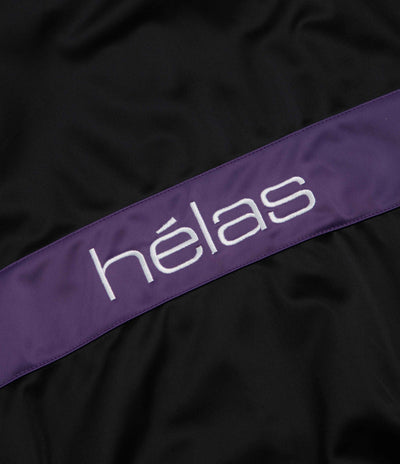 Helas Relax Tracksuit Jacket - Black / Purple