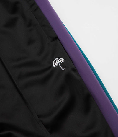 Helas Relax Tracksuit Pants - Black / Purple
