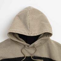 Helas Robby Hoodie - Khaki Green / Black thumbnail