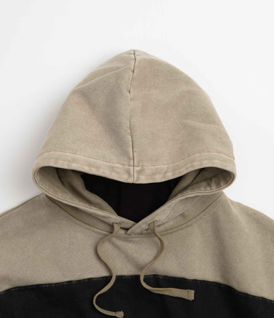 Helas Robby Hoodie - Khaki Green / Black