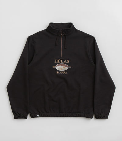 Helas Sahara Quarter Zip Sweatshirt - Black