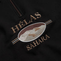 Helas Sahara Quarter Zip Sweatshirt - Black thumbnail