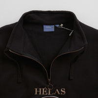 Helas Sahara Quarter Zip Sweatshirt - Black thumbnail