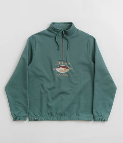 Helas Sahara Quarter Zip Sweatshirt - Khaki Green