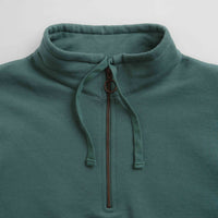 Helas Sahara Quarter Zip Sweatshirt - Khaki Green thumbnail