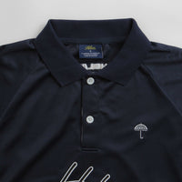 Helas Skateboarding Jersey Polo Shirt in Navy thumbnail