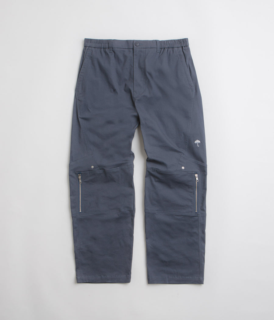 Helas Station Utility Pants in Grey Blue