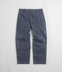 Helas Station Utility Pants in Grey Blue