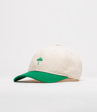 Helas Two Tone Classic Cap in Beige and Green