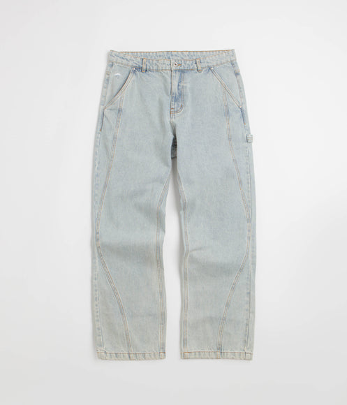 Helas Zigzagger Jeans - Washed Light Blue