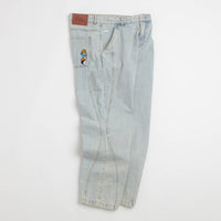 Helas Zigzagger Jeans - Washed Light Blue thumbnail