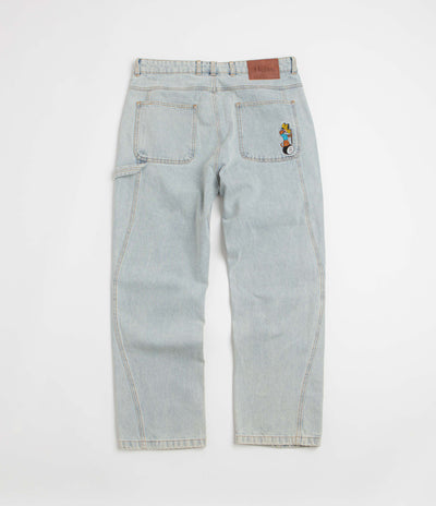 Helas Zigzagger Jeans - Washed Light Blue