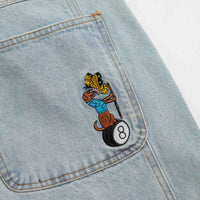 Helas Zigzagger Jeans - Washed Light Blue thumbnail