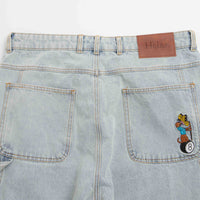 Helas Zigzagger Jeans - Washed Light Blue thumbnail
