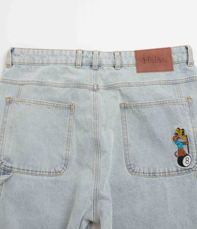 Helas Zigzagger Jeans - Washed Light Blue
