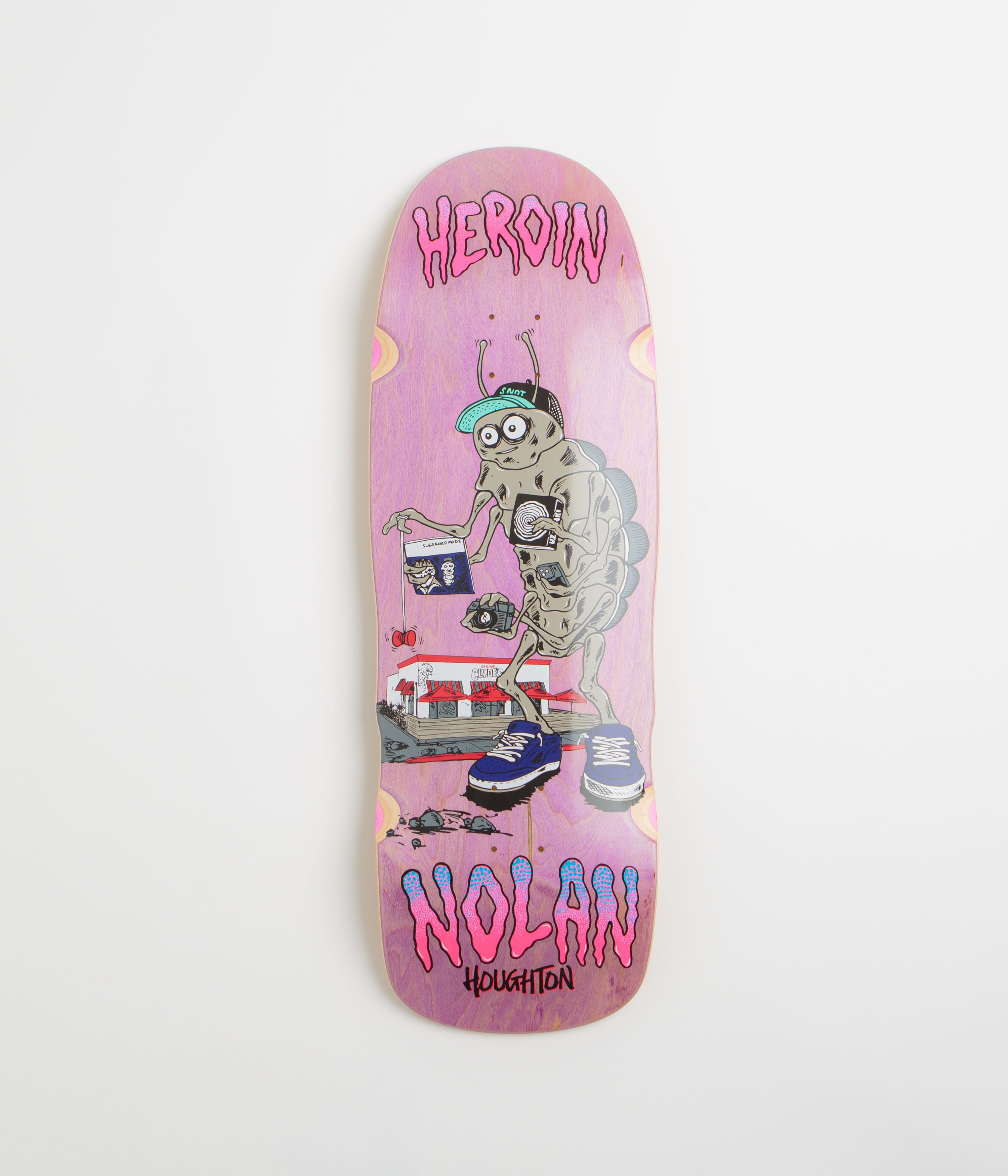 Heroin Nolan Bug Mutant Eyeballer Shape Deck - 10.25"