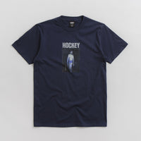 Hockey 50% Of Anxiety T-Shirt - Navy thumbnail