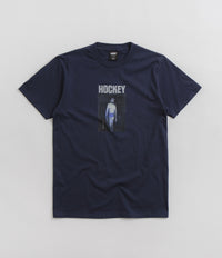 Hockey 50% Of Anxiety T-Shirt - Navy | Flatspot