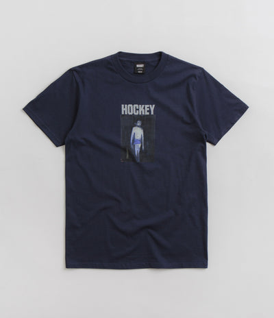 Hockey 50% Of Anxiety T-Shirt in Navy