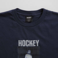 Hockey 50% Of Anxiety T-Shirt - Navy thumbnail