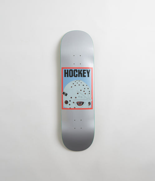 Hockey Half Mask Deck - Silver - 8.75