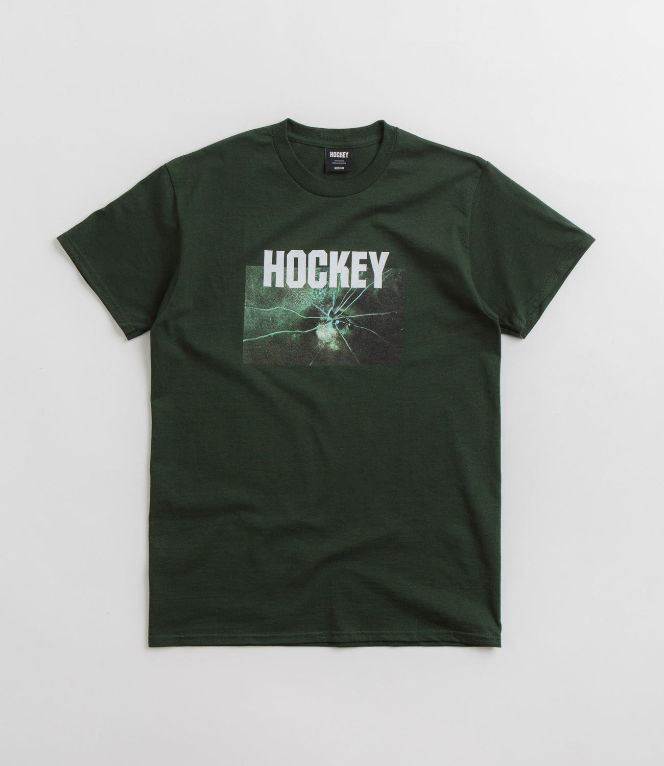 【HOCKEY】 RAW MILK TEE FOREST GREEN Hockey Thin Ice T-Shirt - Dark Green | Flatspot