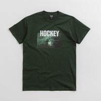 Hockey Thin Ice T-Shirt in Dark Green thumbnail