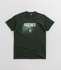 Hockey Thin Ice T-Shirt in Dark Green
