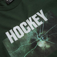 Hockey Thin Ice T-Shirt in Dark Green thumbnail