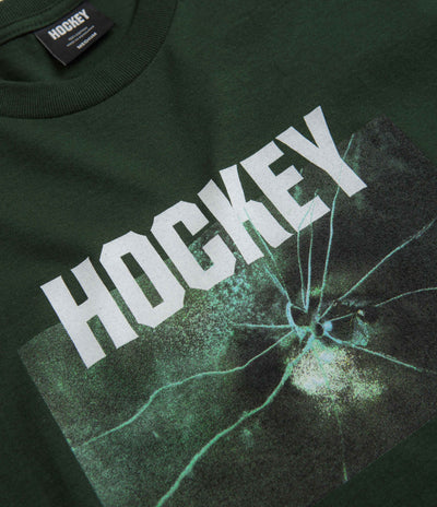 Hockey Thin Ice T-Shirt in Dark Green