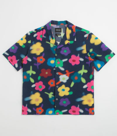 Howlin' Cocktail D’Amore Short Sleeve Shirt in Trippy Flowers and Space