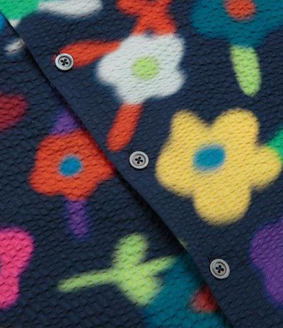 Howlin' Cocktail D’Amore Short Sleeve Shirt in Trippy Flowers and Space