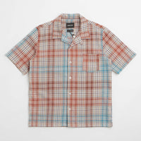 Howlin' Cocktail Short Sleeve Shirt in Brown Check thumbnail