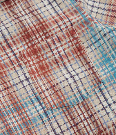 Howlin' Cocktail Short Sleeve Shirt in Brown Check