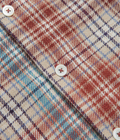 Howlin' Cocktail Short Sleeve Shirt in Brown Check