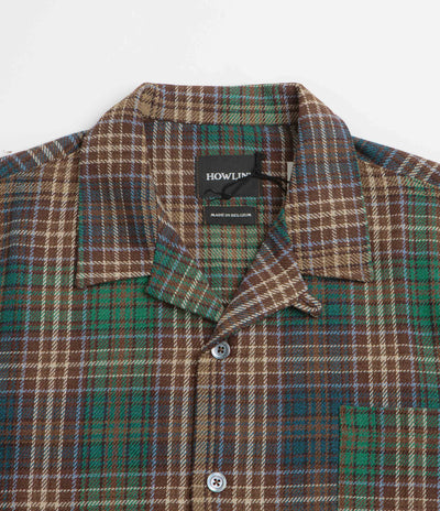 Howlin' Cocktail Short Sleeve Shirt in Sand Check